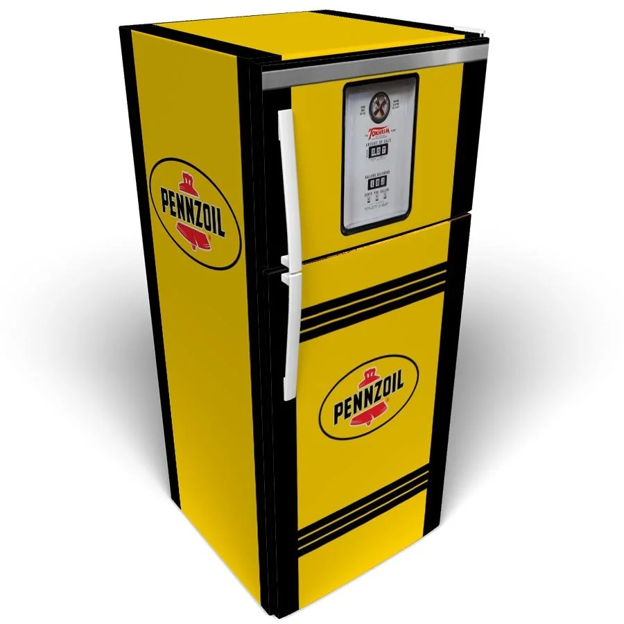 Tokheim Sinclair Gas Pump Refrigerator Wrap